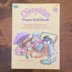 Vintage Charmkins paper dolls book uncut booklet collector 1984